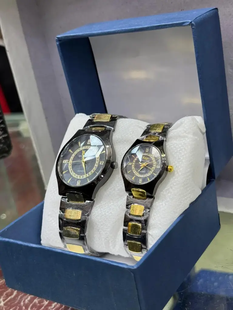Couple Watch (Gold Black)
